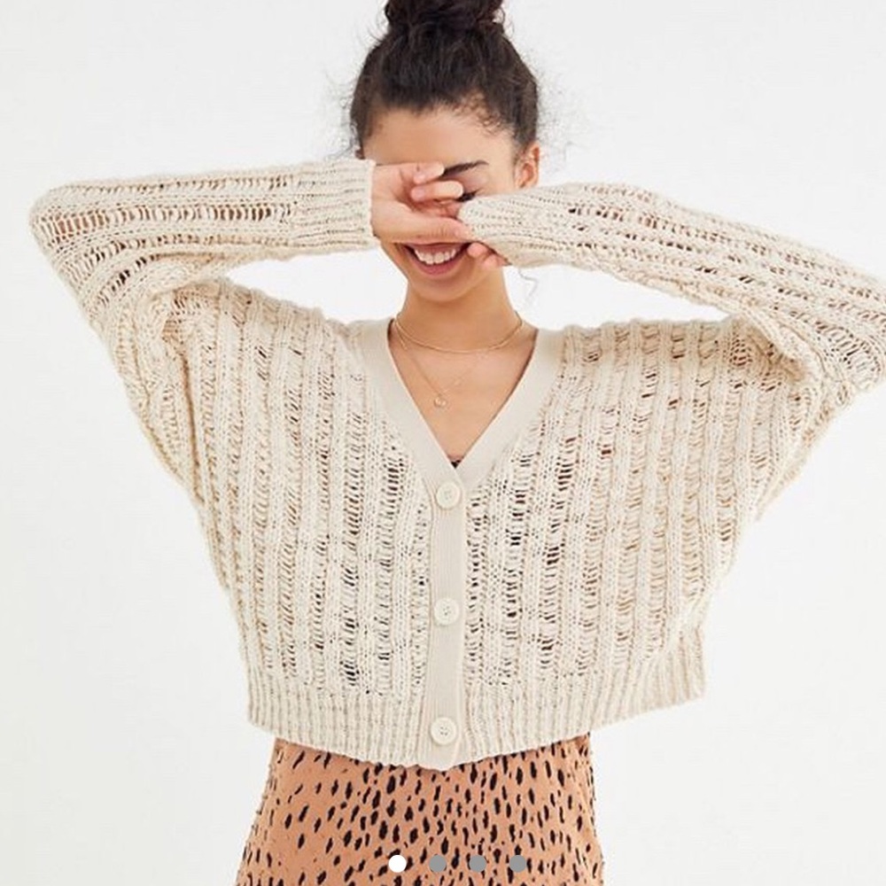 Urban Outfitters slouchy stitch cardigan